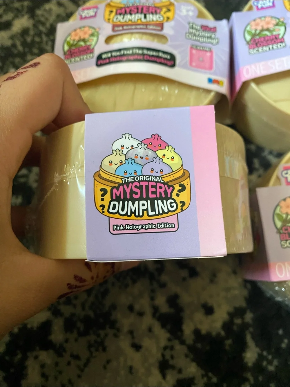 Authentic Crazy Fun RMS Mystery Dumpling Pink Holographic Edition- 4 pack